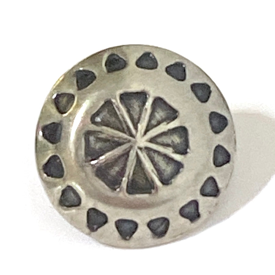 Many Small Southwest Wreath Concho Button, Nickel Silver 1/2 #SW-9  BlackhawkX Options Available